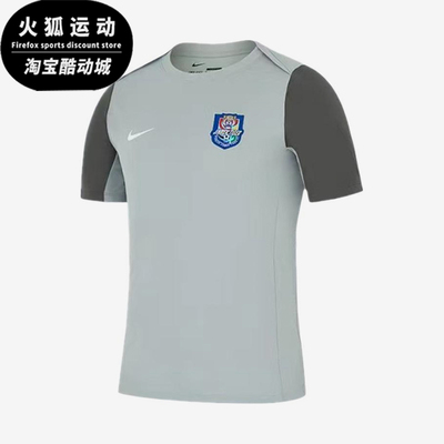 Nike/耐克正品男士透气吸湿排汗休闲短袖足球衣IQ7302-038