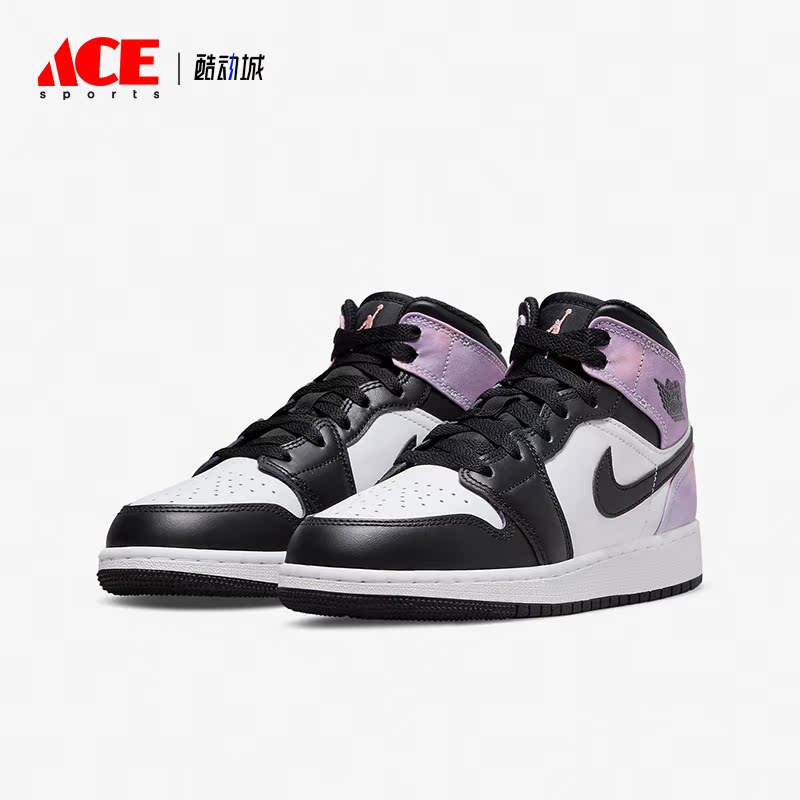 Nike/耐克正品Air Jordan AJ1 MID大童运动休闲鞋DM6216-001
