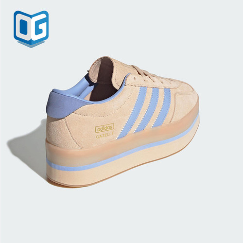 Adidas/阿迪达斯正品三叶草女士运动休闲厚底耐磨时尚板鞋JS3927