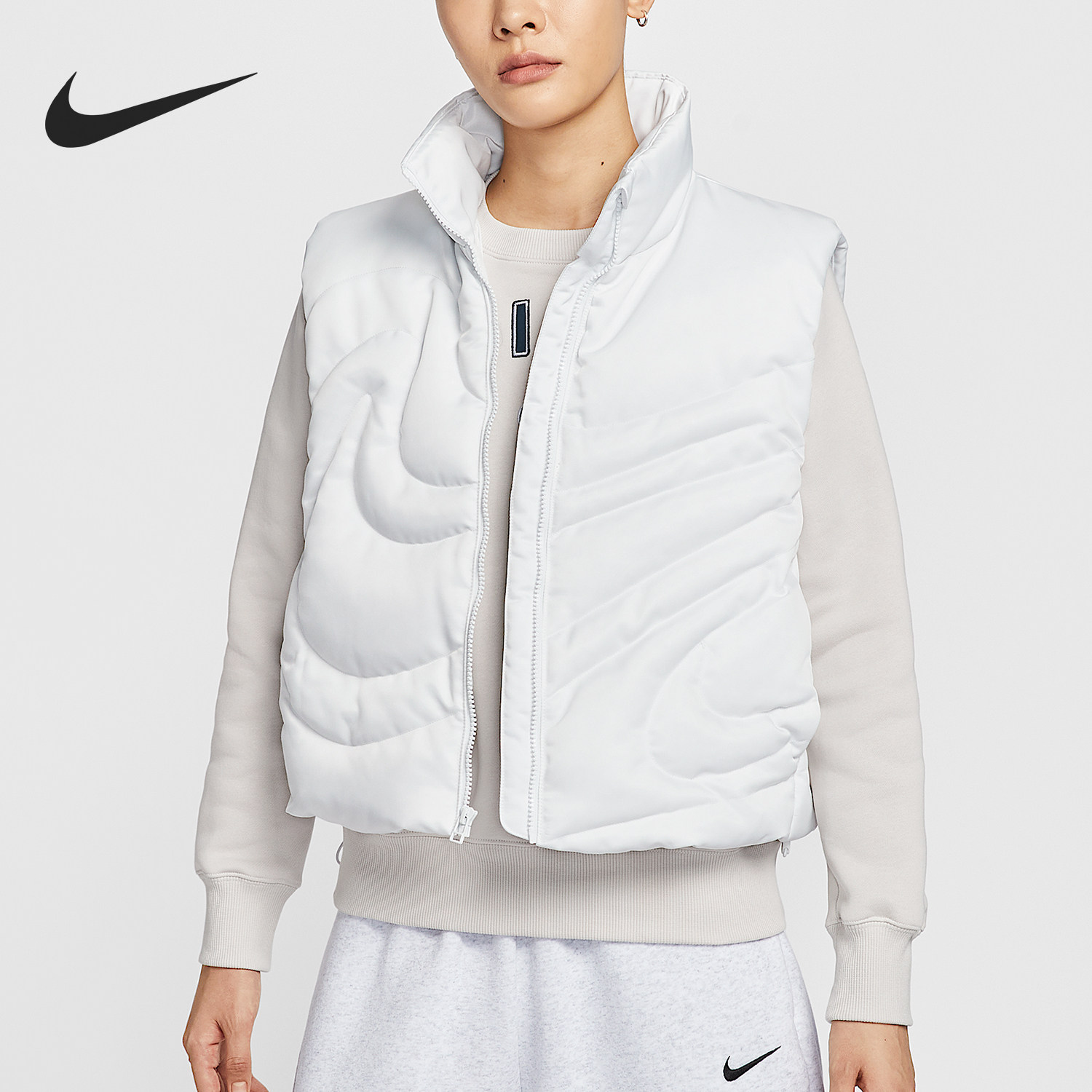 Nike/耐克官方正品Sportswear女士简约日常羽绒马甲IH8008-121