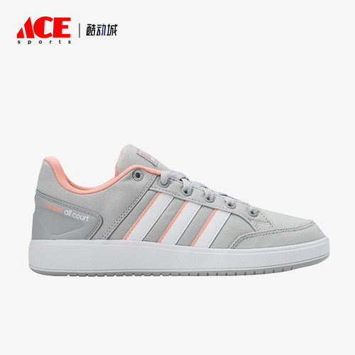 Adidas/阿迪达斯正品女士休闲时尚舒适透气网运动板鞋BB9998