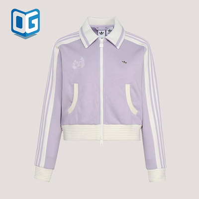 Adidas/阿迪达斯正品三叶草女士亲肤透气经典休闲针织夹克KY2151