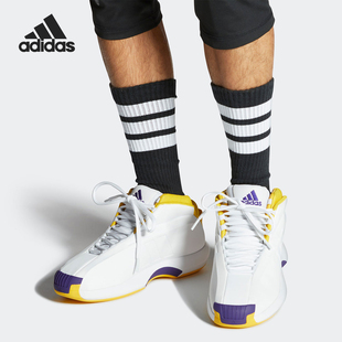 专业篮球鞋 Adidas GY8947 复刻版 1中帮男士 阿迪达斯官方正品 CRAZY