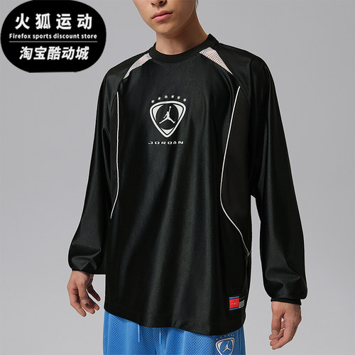 Nike/耐克正品Jordan男士圆领印花时尚运动长袖T恤IM8996-010
