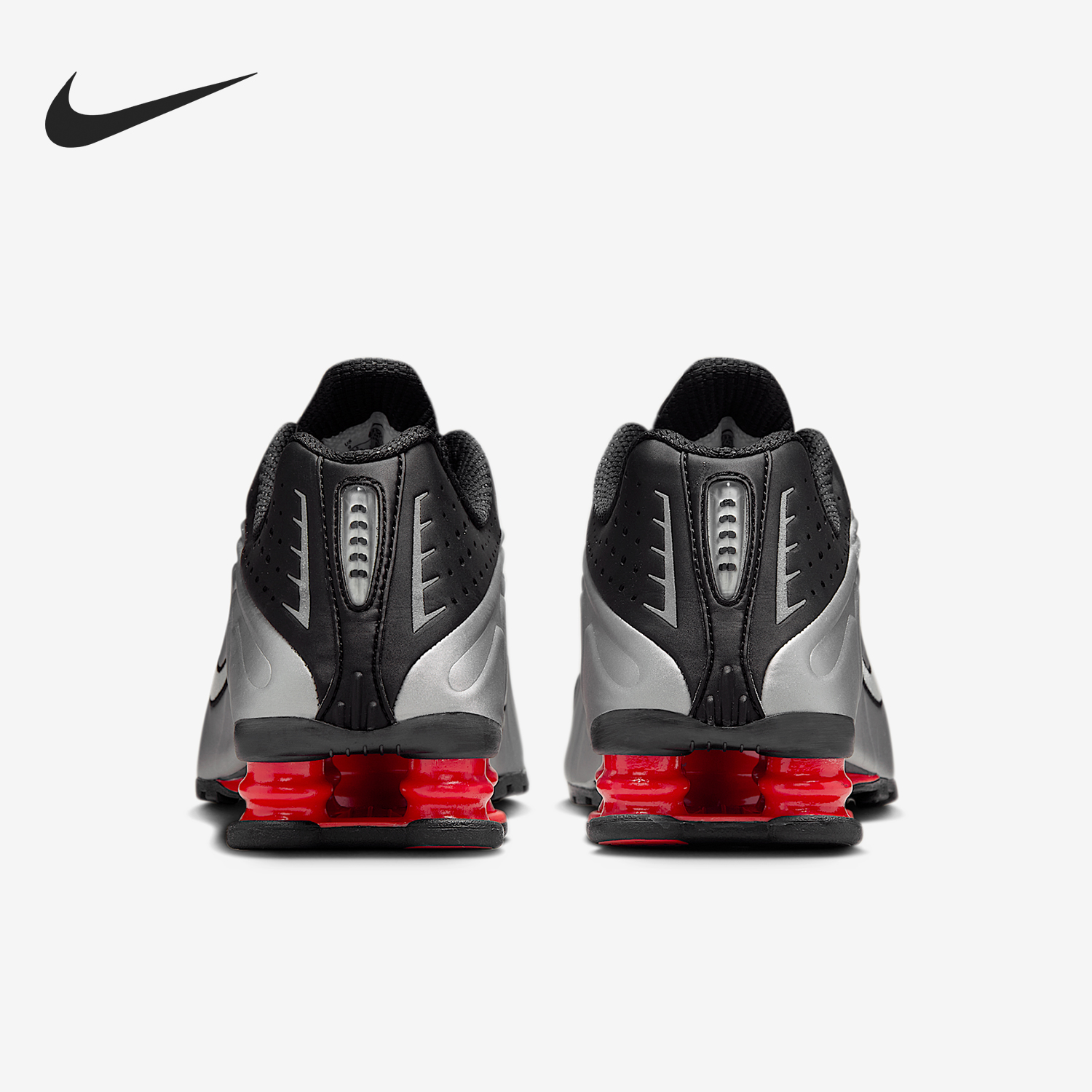Nike/耐克官方正品Shox R4女士气柱运动训练透气跑步鞋AR3565-011