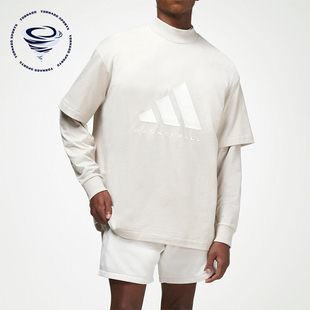 针织休闲短袖 Adidas IJ9999 男女简约宽松经典 款 阿迪达斯正品 夏季