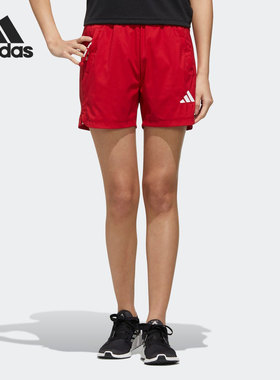 Adidas/阿迪达斯正品休闲女子时尚潮流运动跑步短裤 GK8742