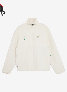 Puma/彪马正品男女立领防风休闲运动羊羔绒外套625832-65