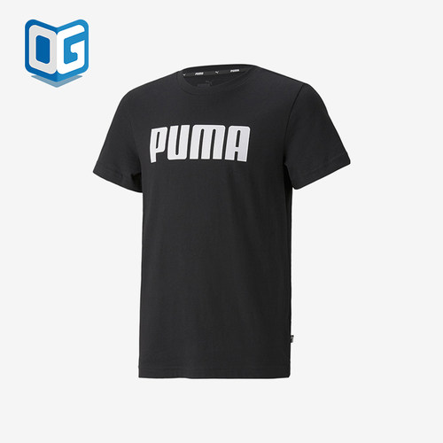 Puma/彪马正品BoysEssentialsTee黑色经典青少年短袖T恤847594-01