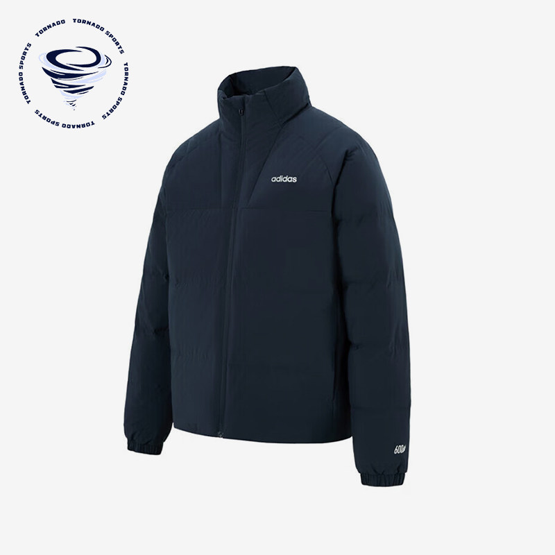 Adidas/阿迪达斯正品冬季男士立领复古经典轻盈保暖羽绒服KC4634
