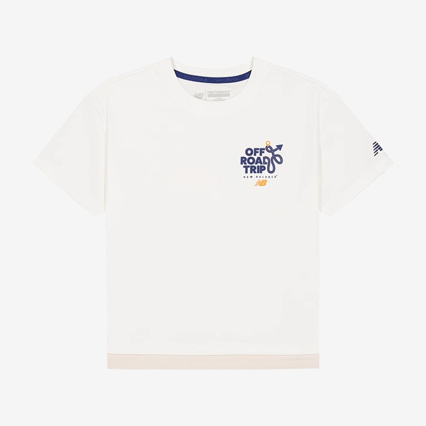 New Balance新百伦正品儿童印花短袖圆领修身型套头帽子7EF21043