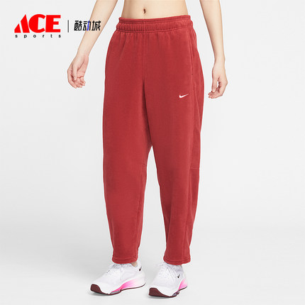Nike/耐克正品2025冬季款女士日常中腰锥形刺绣长裤HV3708-613