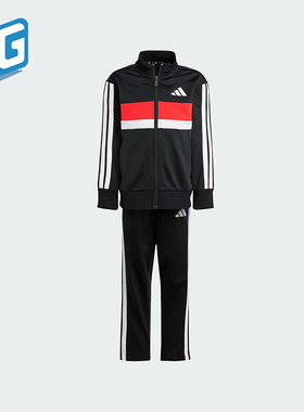 Adidas/阿迪达斯正品LK 3S TIB TS小童休闲运动日常套装JC7513