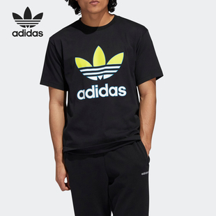 阿迪达斯正品 T恤 三叶草TREFOIL 男子运动短袖 GL5138 TEE Adidas