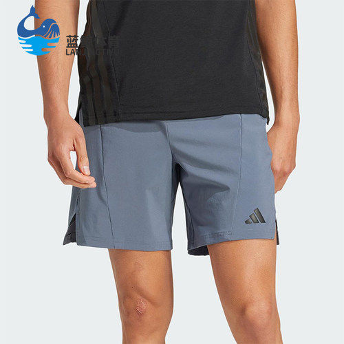 Adidas/阿迪达斯正品夏季男士休闲运动健身训练简约短裤JI8136