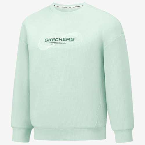 Skechers斯凯奇正品舒享运动系列儿童舒适柔软卫衣P325K006-01XB