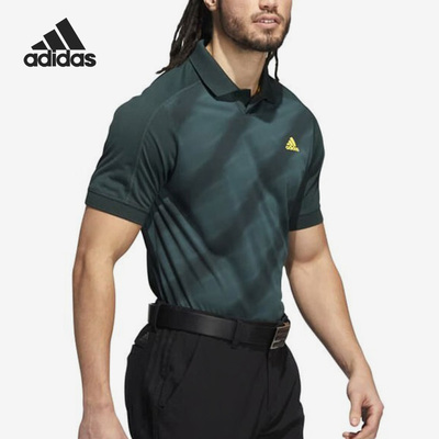Adidas/阿迪达斯正品STMNT PRT男子运动休闲透气Polo衫HF9040