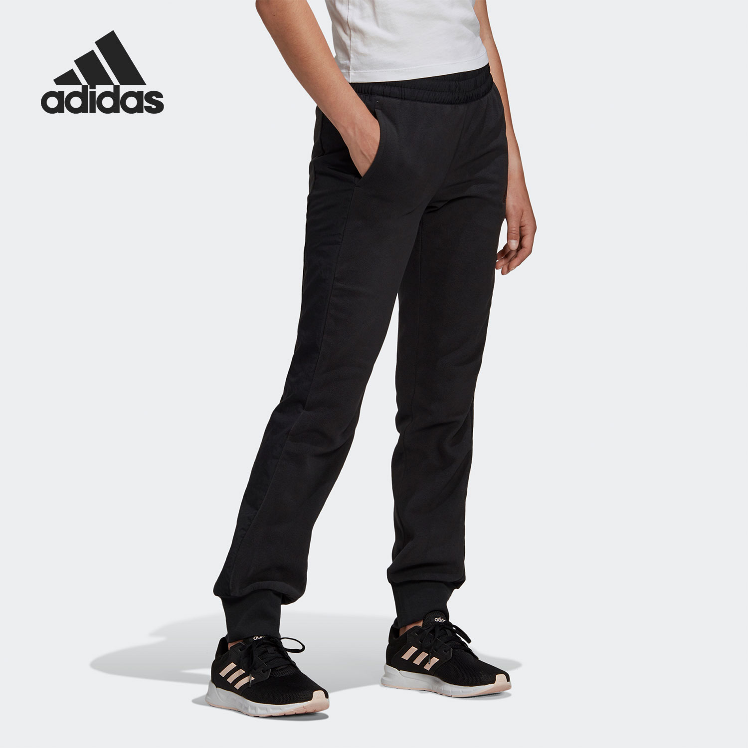 Adidas/阿迪达斯官方正品当季新款女子时尚训练耐磨长裤GD3812