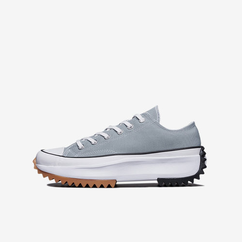 Converse匡威 runstar灰色矮子乐厚底低帮增高女款帆布鞋 172491C