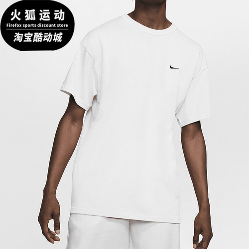 Nike/耐克正品夏季新款男士针织简约户外运动短袖DA0321-100