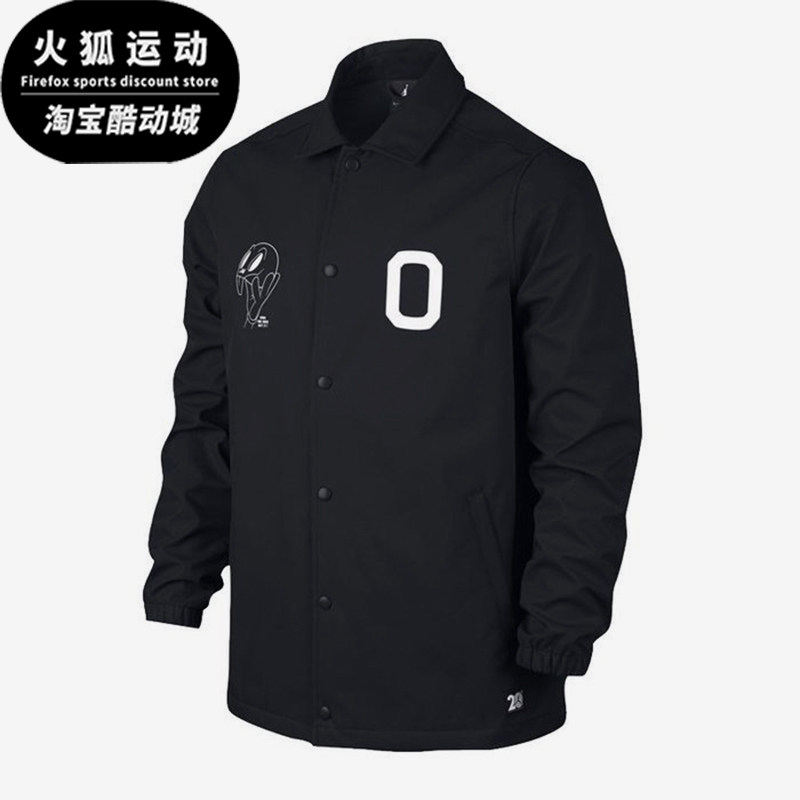 Nike/耐克正品Jordan男士印花衬衫式休闲夹克外套819120-010