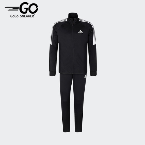 Adidas/阿迪达斯正品春秋男士休闲运动三条纹户外修身套装H28922