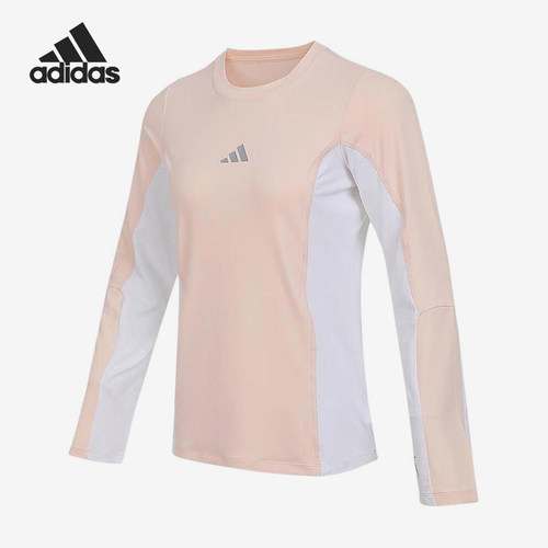 Adidas/阿迪达斯正品圆领套头拼色长袖T恤经典新款长袖T恤KG6605