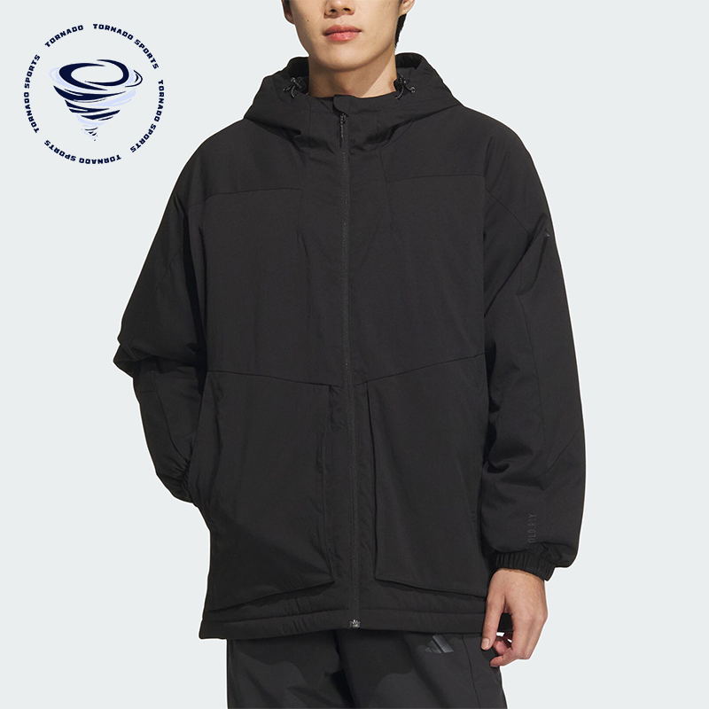 阿迪达斯男士防泼水运动棉服