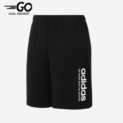 Adidas/阿迪达斯正品2025男士日常针织松紧腰透气印花短裤KB9391