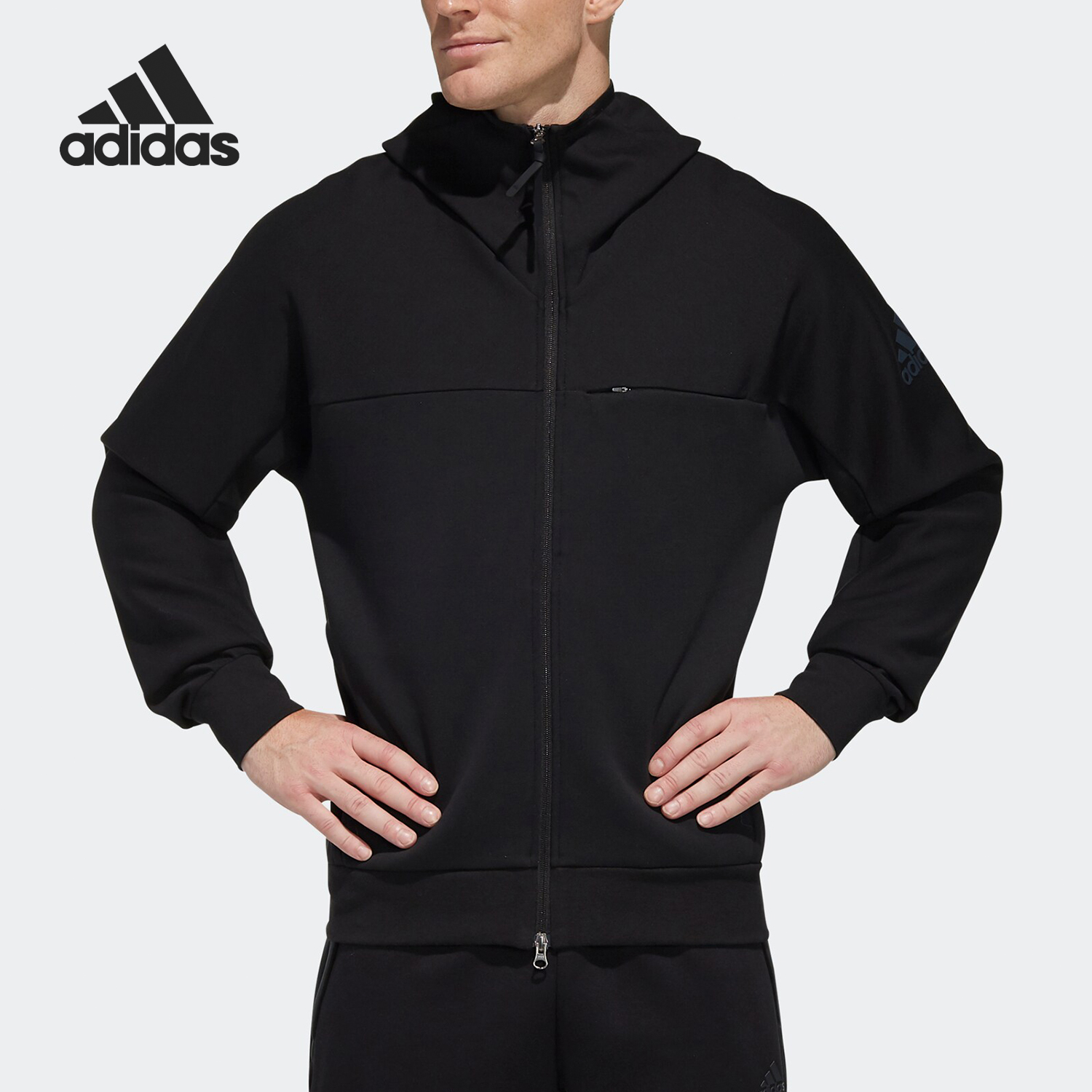 Adidas/阿迪达斯正品当季新款男子运动休闲夹克外套 FM9386