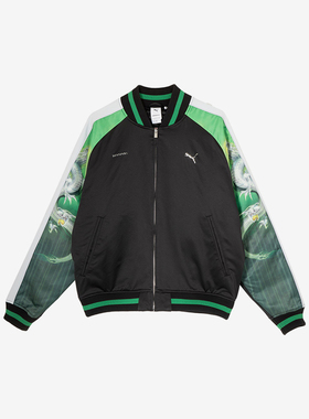 Puma/彪马正品春季新款男女龙年限定V领梭织外套626432-01