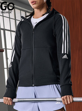 Nike/耐克正品W TC HD TT女士运动连帽健身条纹外套HD1731