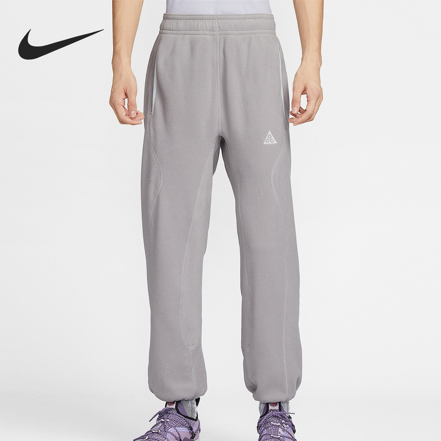 Nike/耐克官方正品ACG Wolf Tree男士摇粒绒束脚长裤HV1124-009