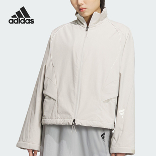 Adidas 阿迪達(dá)斯官方正品 FUSTL JKT女士立領(lǐng)寬松外套JY8061