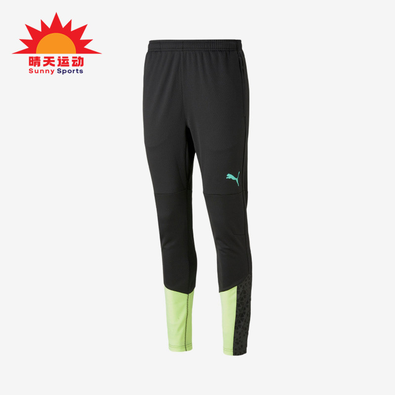 Puma/彪马正品2025男士耐穿拼接印花足球透气运动长裤658295-51