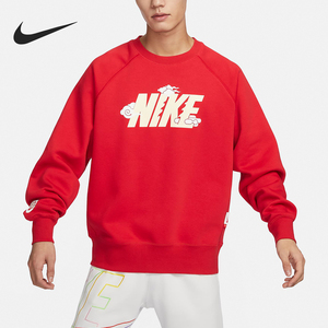 Nike/耐克官方正品Sportswear 龙年款男士加绒圆领卫衣FZ6374-657