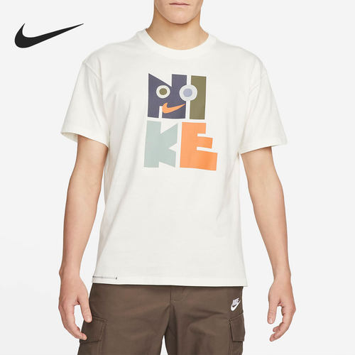 Nike/耐克正品男子印花宽松透气休闲运动短袖T恤 DR7835-133