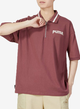 Puma/彪马正品2023春季新款男子透气翻领POLO衫上衣622541-49