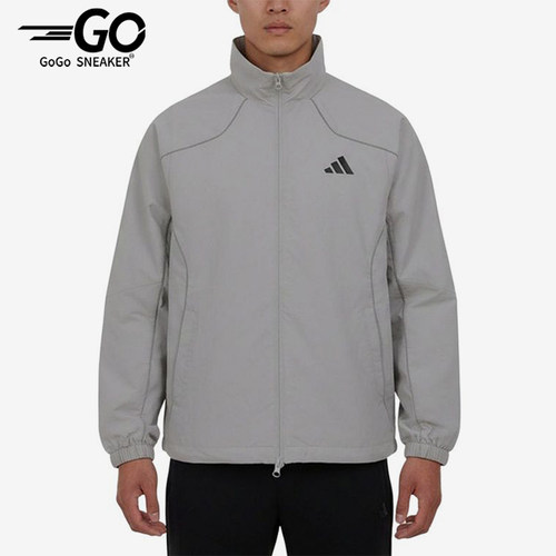 Adidas/阿迪达斯正品立领拉链夹克新款男跑步夹克外套KY9984