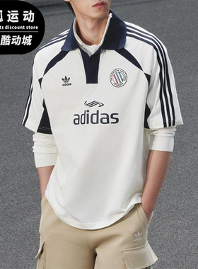 Adidas/阿迪达斯正品三叶草男士宽松经典透气翻领Polo衫KD0945
