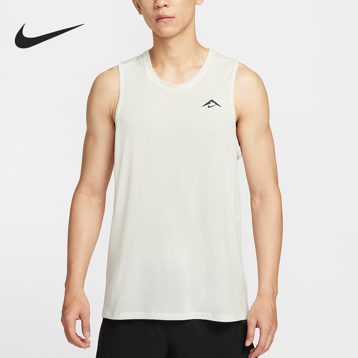 Nike/耐克官方正品Dri-FIT ADV男士圆领跑步无袖背心HJ4169-133