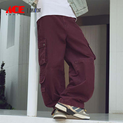 Adidas/阿迪达斯正品三叶草男士经典潮流休闲宽松梭织长裤IA7507