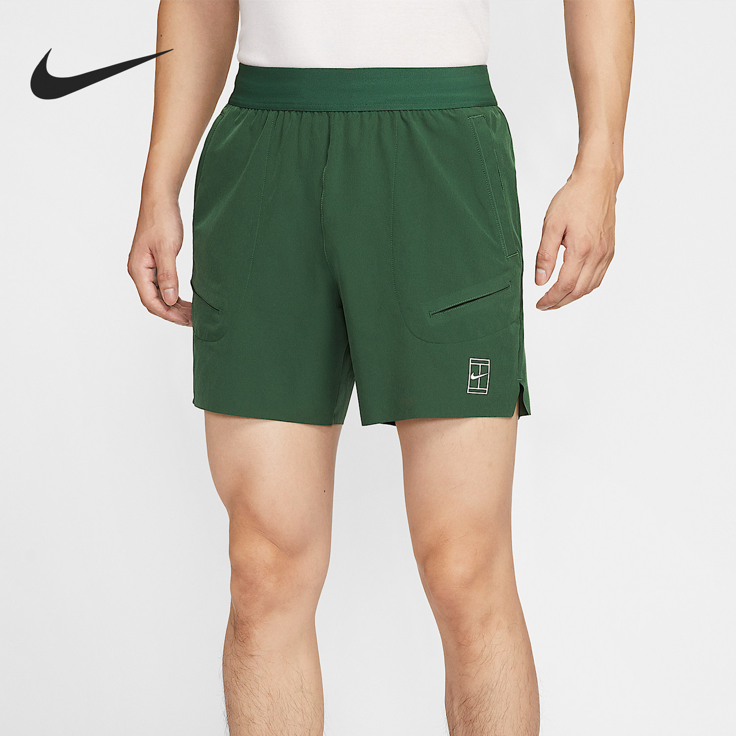 Nike/耐克官方正品Dri-FIT男士网球运动训练透气短裤FZ6914-323