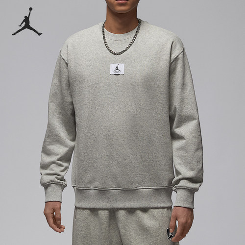 Nike/耐克正品JORDAN男士休闲圆领套头耐穿针织卫衣FV7260-050