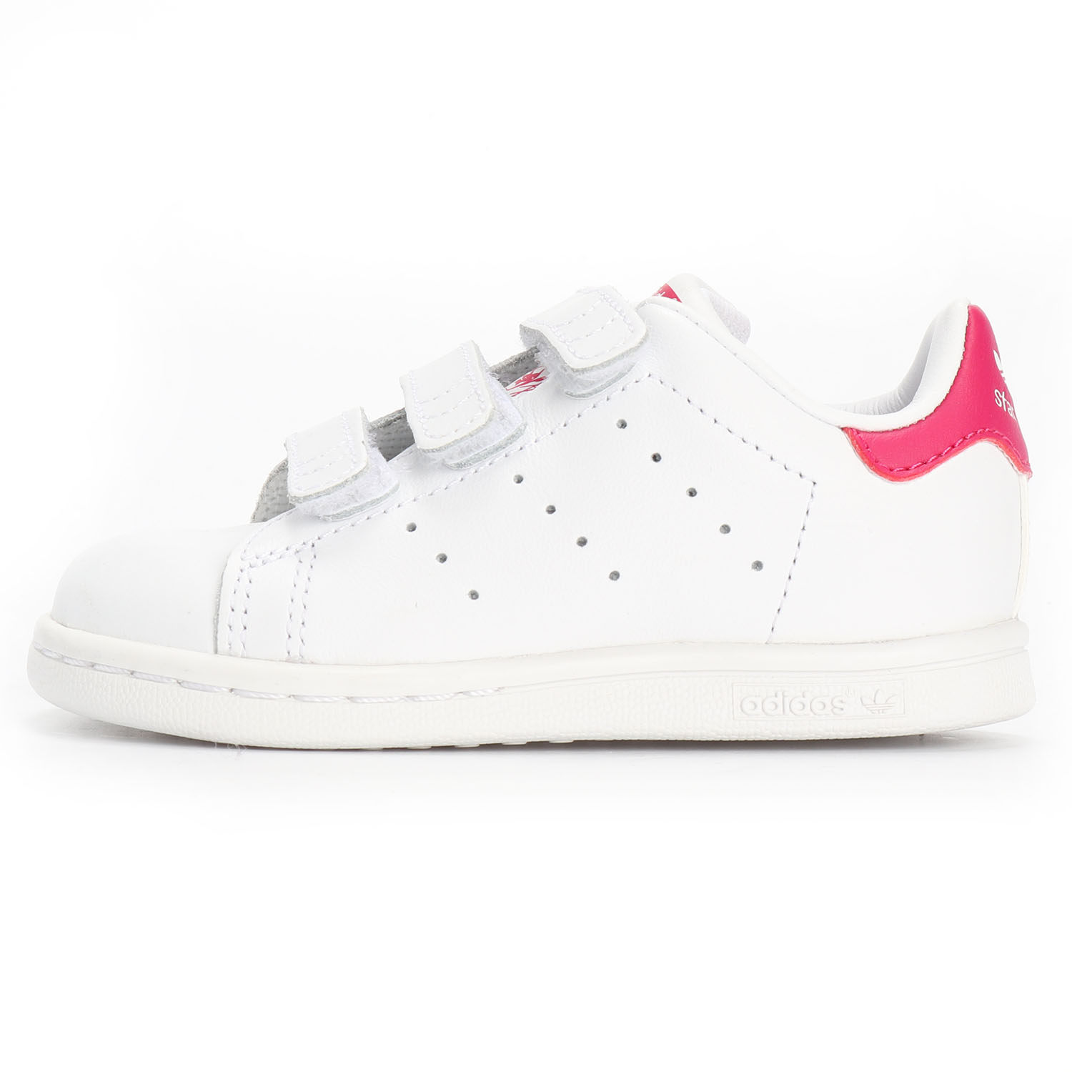 Adidas/阿迪达斯正品2019新款史密斯红尾魔术贴休闲小白鞋B32704