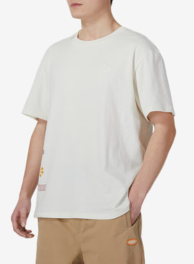 Puma/彪马正品新款男士简约透气运动休闲短袖T恤626870-55