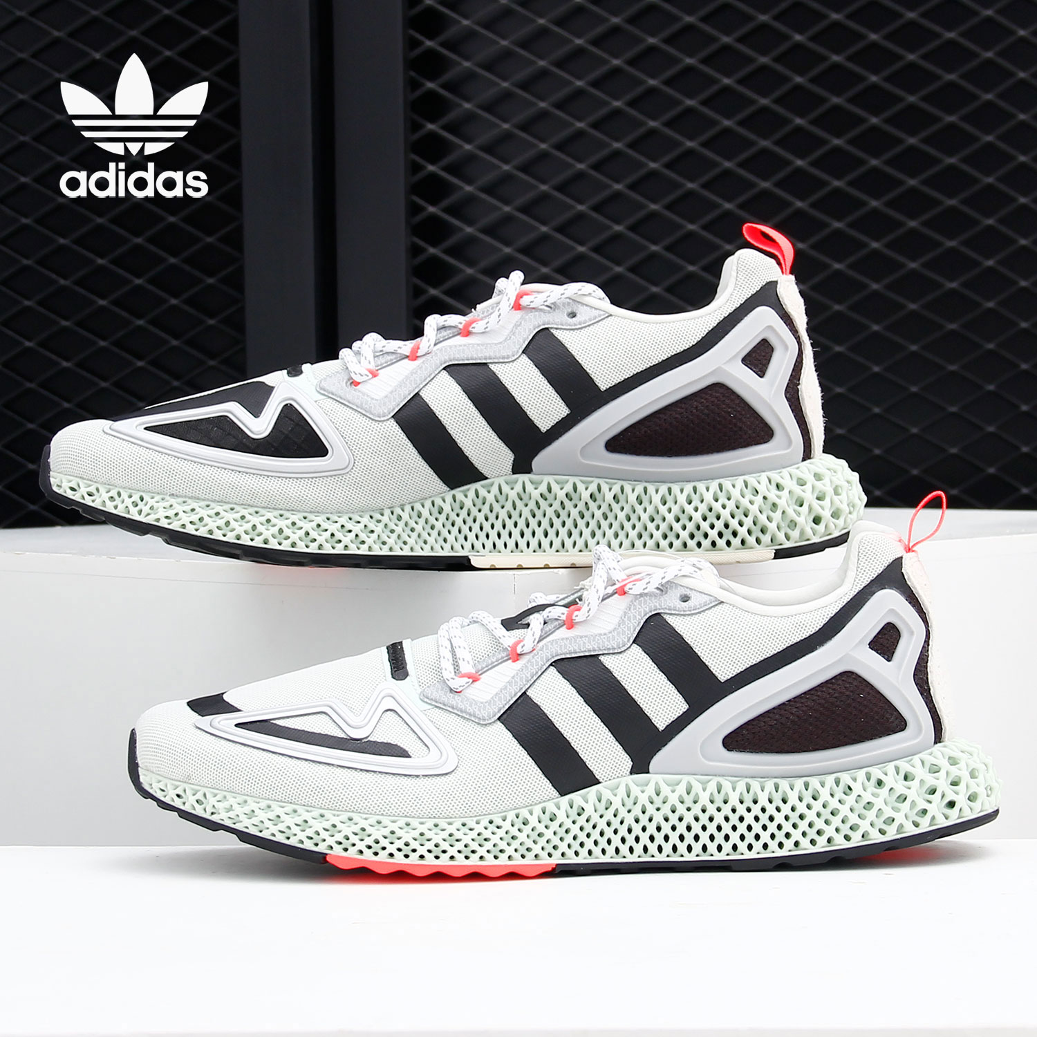 Adidas/阿迪达斯正品三叶草 ZX 2K 4D 男女经典运动休闲鞋FW2003