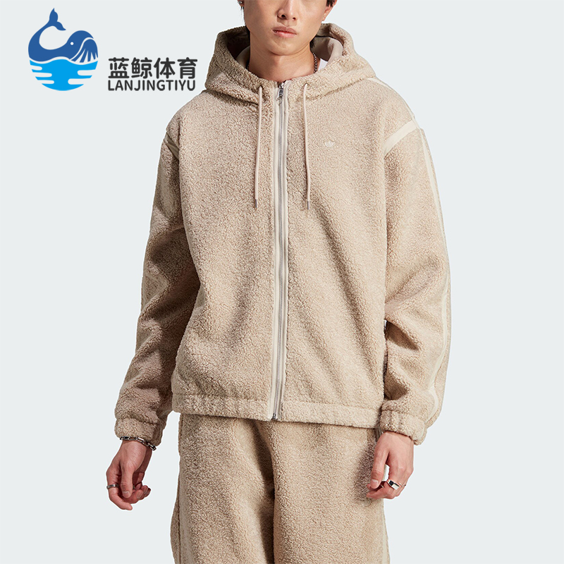 阿迪达斯男士休闲保暖外套