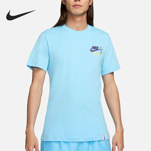 Nike/耐克正品2025男士圆领套头耐穿透气运动短袖FV3755-407