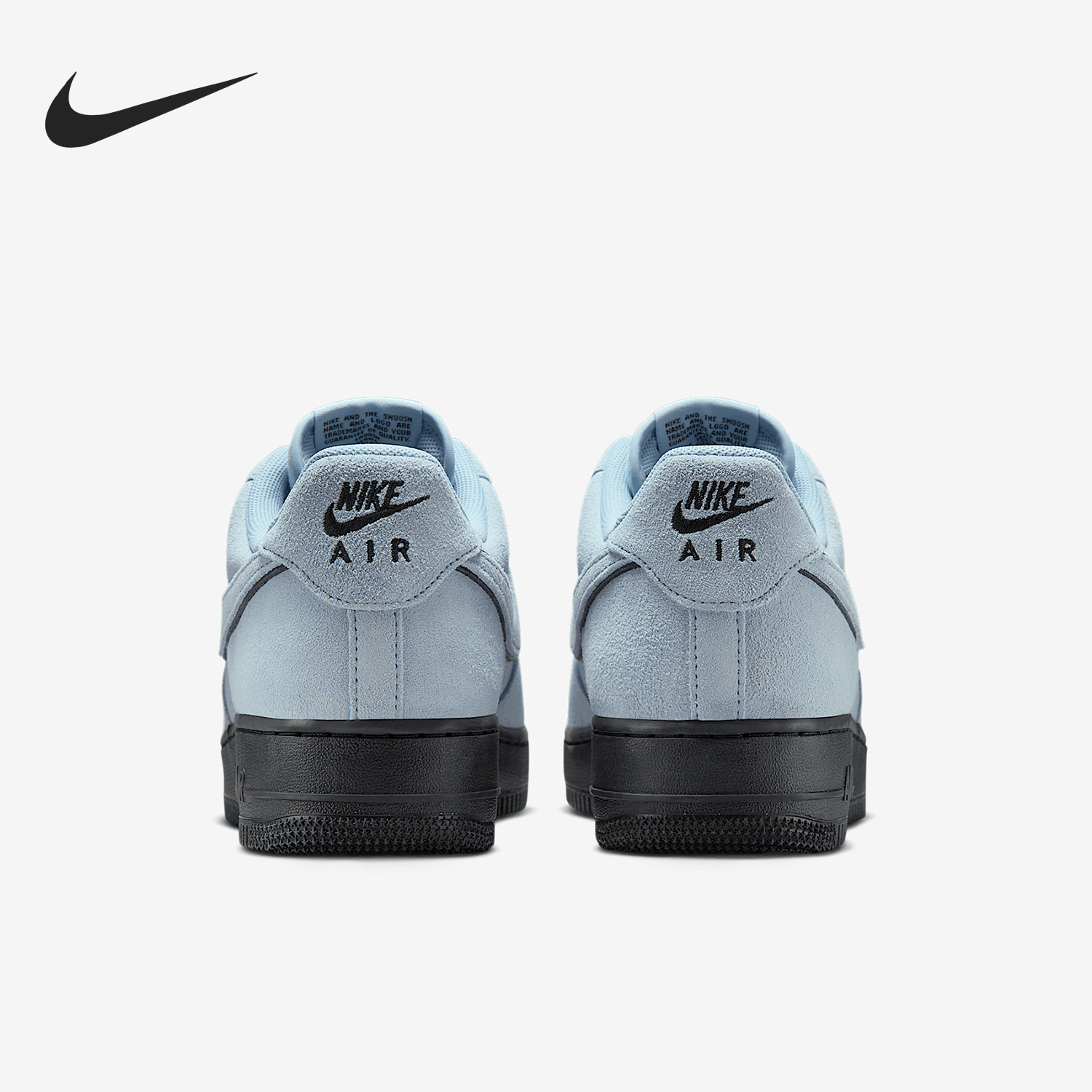 Nike/耐克官方正品Air Force 1男士翻毛皮经典休闲板鞋HQ1966-400